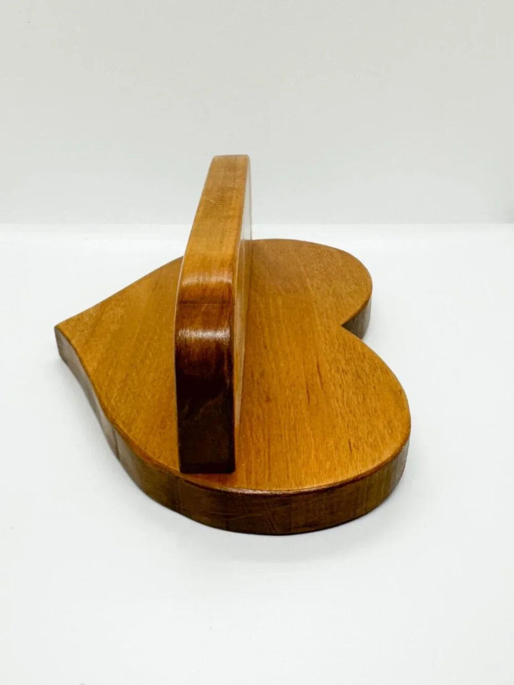 Vintage Wood Heart Shelf Cottagecore Country Farm Boho